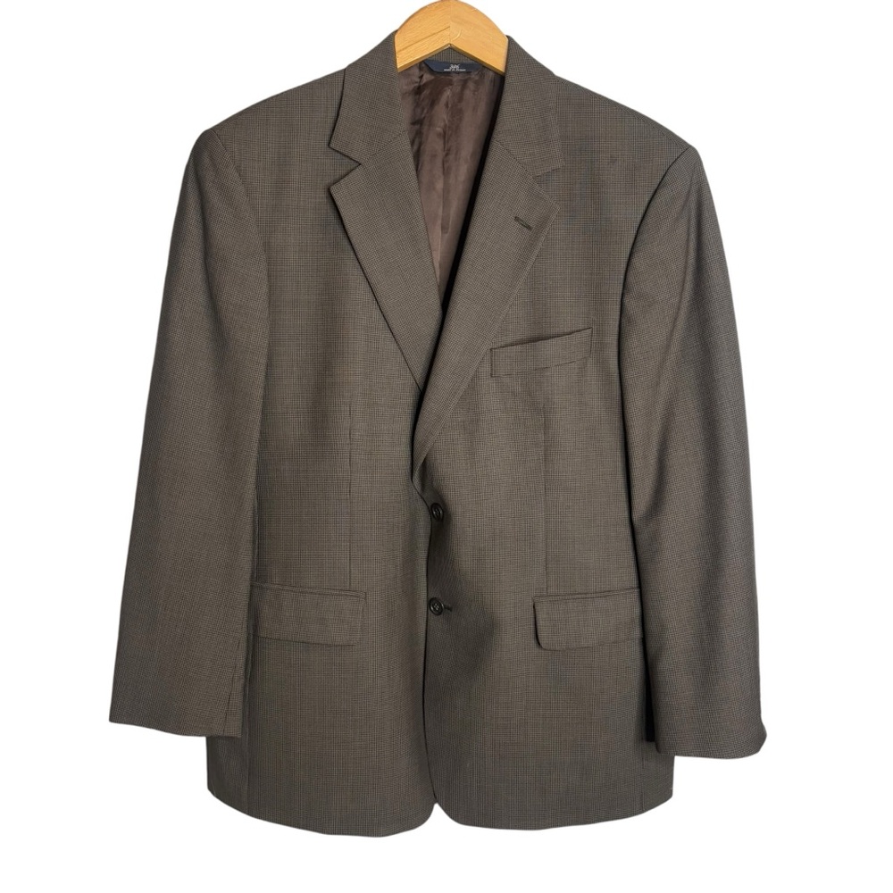 Brooks Brothers Blazer Brown Sport Coat Classic Wool Blend Men’s size 42 SH